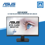 ASUS VA24EHE 23.8" WIDE FHD LED IPS FRAMELESS MONITOR WLMNT (DB15, HDMI, DVI)