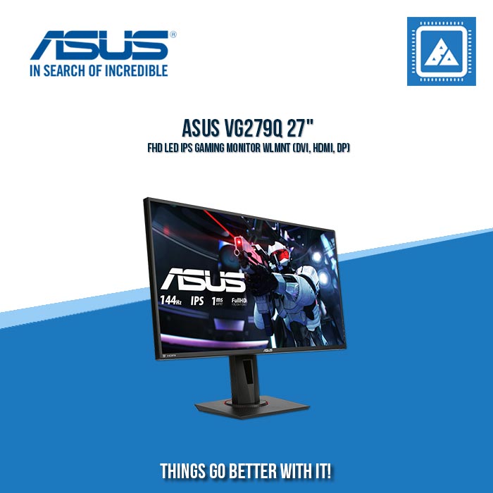 ASUS VG279Q 27" FHD LED IPS GAMING MONITOR WLMNT (DVI, HDMI, DP)