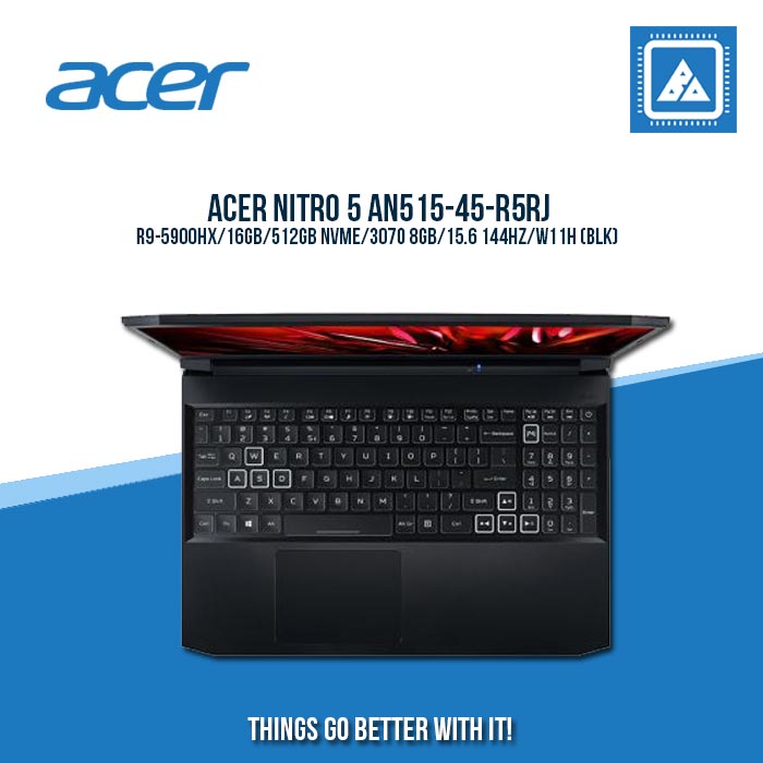 ACER NITRO 5 AN515-45-R5RJ R9-5900HX/16GB/512GB NVME/3070 8GB | BEST FOR GAMING AND AUTOCAD LAPTOP