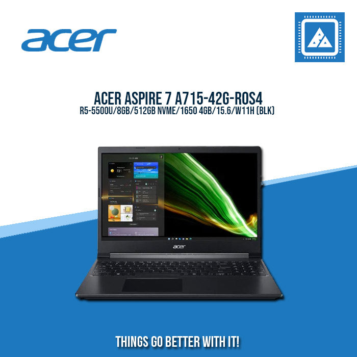 ACER ASPIRE 7 A715-42G-R0S4 R5-5500U Best for Autocad and Gaming Laptop