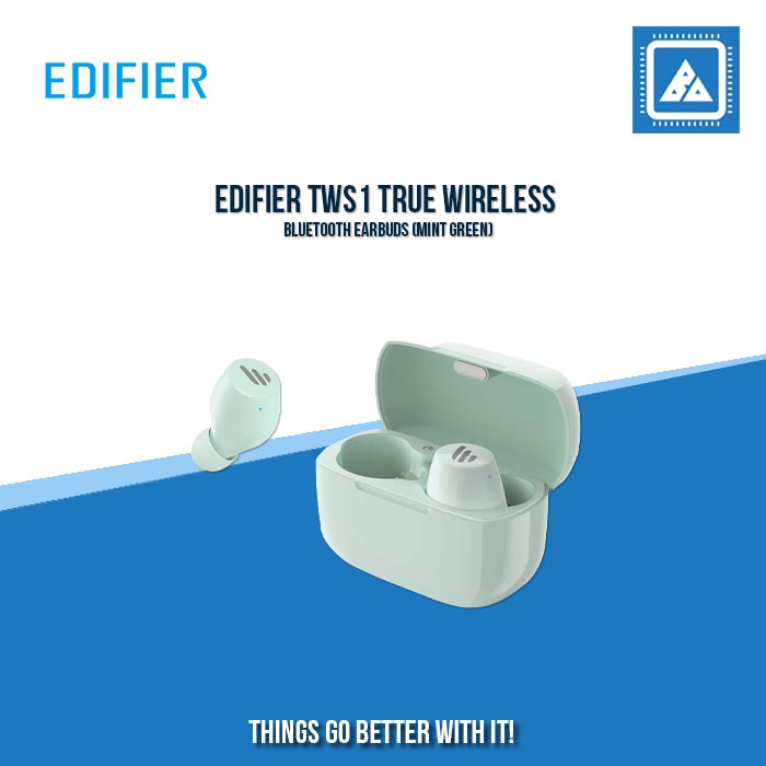 EDIFIER TWS1 TRUE WIRELESS BLUETOOTH EARBUDS (MINT GREEN)