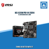 MSI A320M PRO-VH 2DDR4 M.2 MOTHERBOARD (DB15, HDMI)