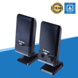 EDIFIER M1250 USB POWERED FLAT PANNEL 2.0MULTIMEDIA SPEAKER BLACK