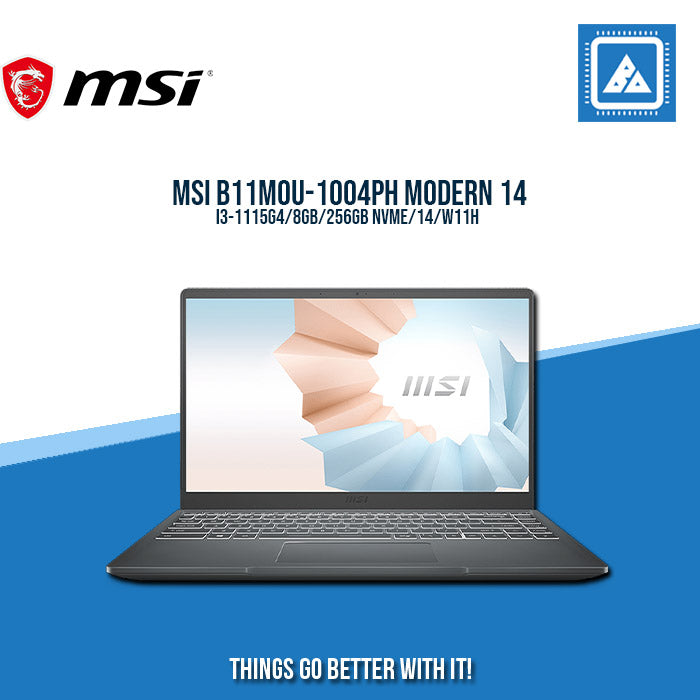 MSI B11MOU-1004PH MODERN 14 | Best for Students and Freelancers