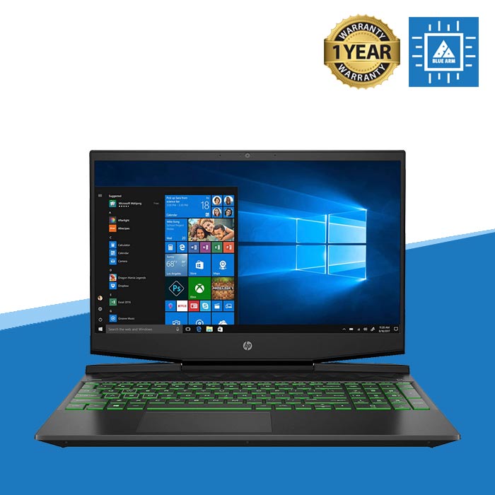 HP PAVILION GAMING 15-DK1098TX (264Z3PA) I7-10750H/8G/1TB+256G NVME/2060 6G/15.6 144HZ/W10H (BLK)