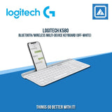 LOGITECH BLUETOOTH/WIRELESS MULTI-DEVICE KEYBOARD K580 (OFF-WHITE)