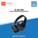 JBL TUNE 760NC BLUETOOTH OVER-EAR NOISE CANCELLING HEADPHONES (BLACK)