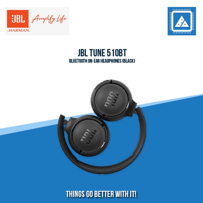 JBL TUNE 510BT BLUETOOTH ON-EAR HEADPHONES (BLACK)