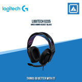 LOGITECH G335 WIRED GAMING HEADSET (BLACK)