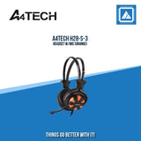 A4TECH H28-S-3 HEADSET W/MIC (ORANGE)