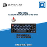 KEYCHRON Q2 65% BAREBONE MECHANICAL KEYBOARD ISO KNOB (BLACK)