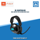 JBL QUANTUM 400 WIRED 3.5MM/USB-C OVER-EAR GAMING HEADSET (BLACK)