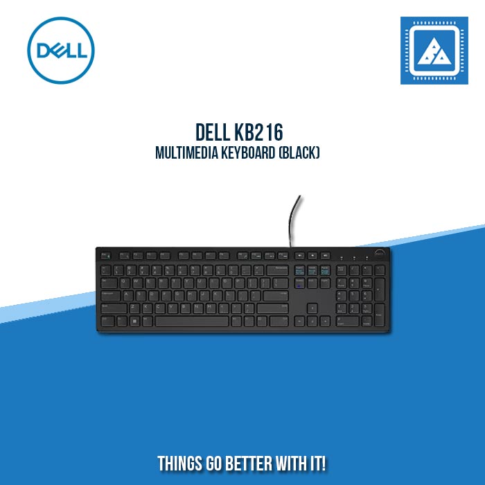 DELL KB216 MULTIMEDIA KEYBOARD (BLACK)