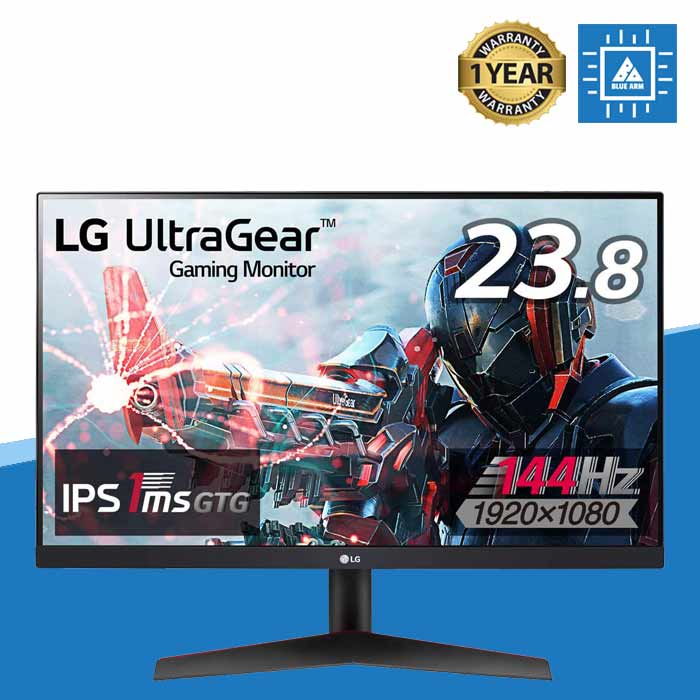 LG 24GN600-B 23.8" FHD LED IPS GAMING MONITOR 144HZ 1MS WLMNT (2XHDMI, DP)