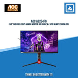 AOC AG254FG 24.5" FHD WIDE LED IPS GAMING MONITOR 1MS 360HZ W/ SPKR WLMNT (2XHDMI, DP)