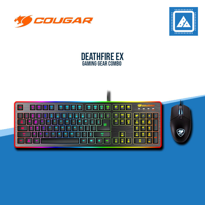 COUGAR COMBO KEYBOARD DEATHFIRE EX HIBRID 8 COLOR BACKLIGHT / MICE ADNS-5050 2000DPI