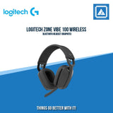 LOGITECH ZONE VIBE 100 WIRELESS BLUETOOTH HEADSET (GRAPHITE)