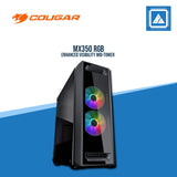 COUGAR CASE MX350 RGB / MID-TOWER / TEMPERED GLASS