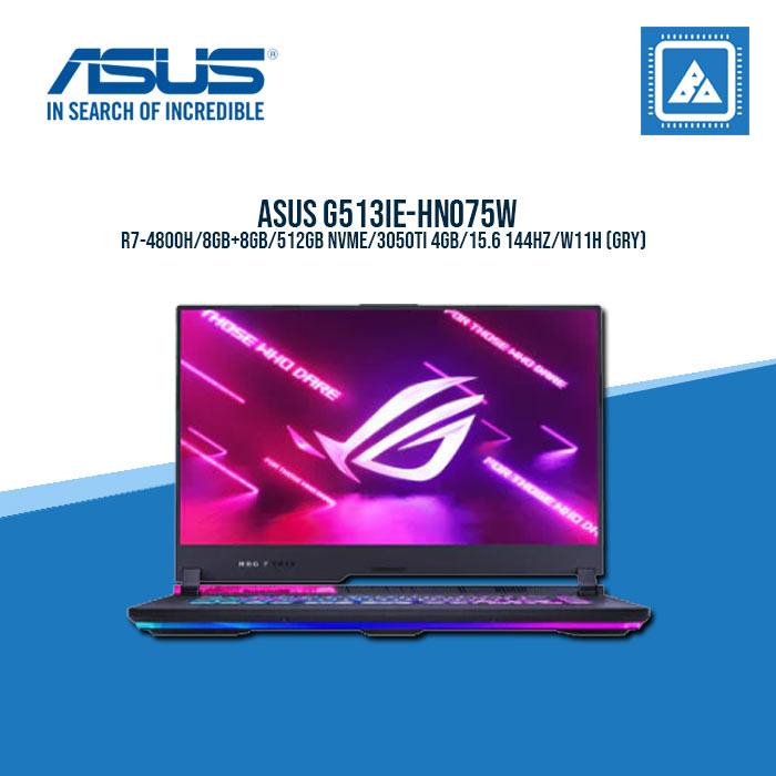 ASUS G513IE-HN075W R7-4800H | Gaming Laptop And AutoCAD Users