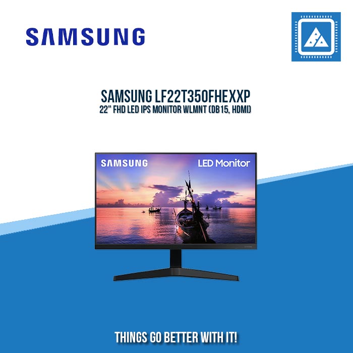 SAMSUNG LF22T350FHEXXP 22" FHD LED IPS MONITOR WLMNT (DB15, HDMI)