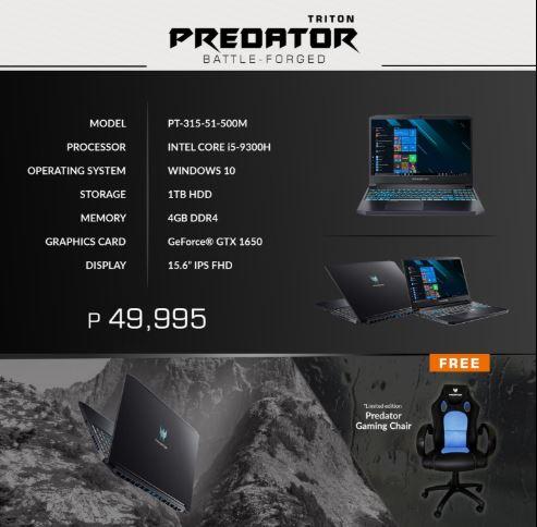 Triton Predator Battle Forged with Free Predator Gaming Chair - BlueArm Computer Store