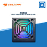 COUGAR PSU XTC ARGB 550W 80+ NON-MODULAR GAMING POWER SUPPLY (BLACK CABLE)