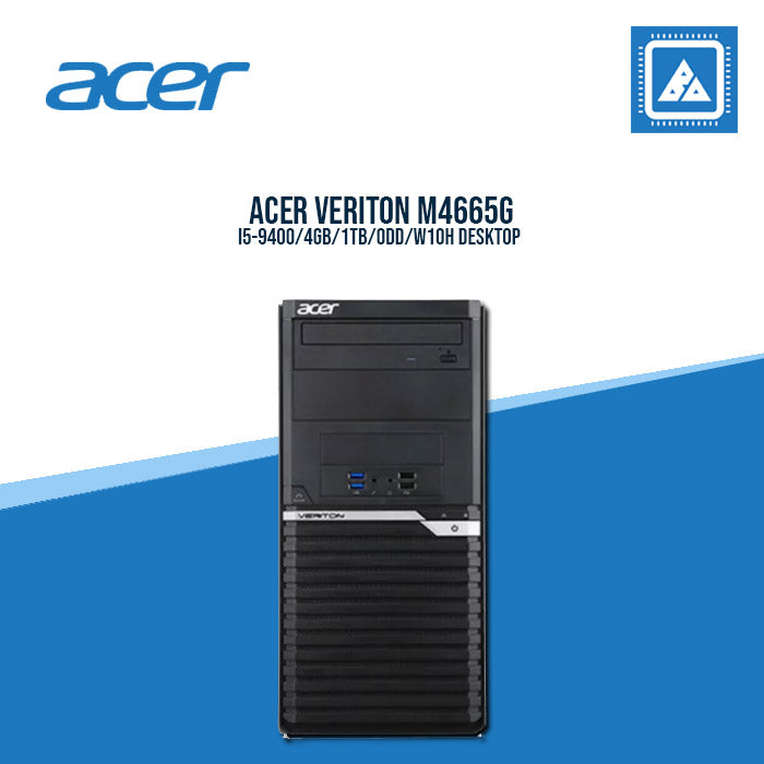 ACER VERITON M4665G I5-9400/4GB/1TB/ODD/W10H DESKTOP