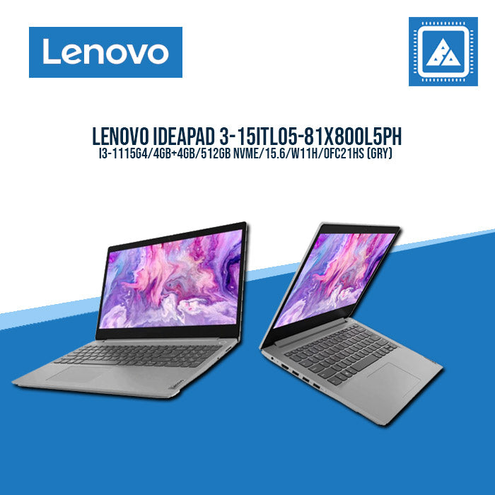 LENOVO IDEAPAD 3-15ITL05-81X800L5PH I3-1115G4/ Best for Students