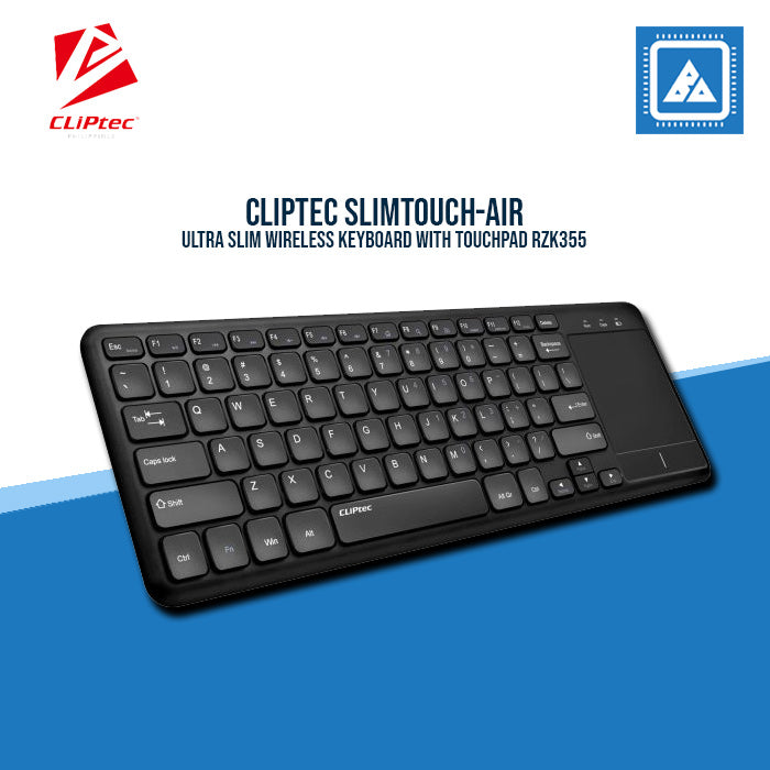 Cliptec Slimtouch-Air Ultra Slim wireless keyboard with Touchpad RZK355