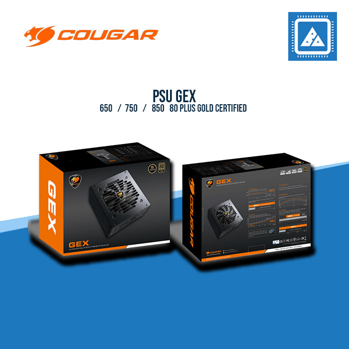 COUGAR PSU GEX 80 PLUS GOLD CERTIFIED | FULLY MODULAR CABLE ( 650 | 750 | 850 )