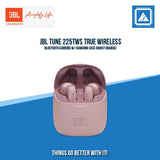 JBL TUNE 225TWS TRUE WIRELESS BLUETOOTH EARBUDS W/ CHARGING CASE (PINK)