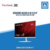 VIEWSONIC VA2430-H-W-6 23.8" WIDE FULL HD LED MONITOR WLMNT (VGA, HDMI)