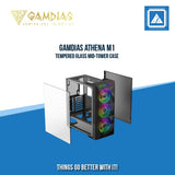 Gamdias ATHENA M1- Tempered Glass Mid-Tower CASE