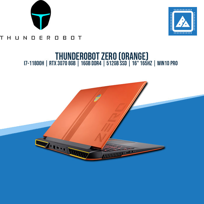 THUNDEROBOT ZERO (ORANGE) | I7-11800H | Best for Freelancing and Gaming Laptop