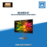 AOC U28P2U 28" WIDE LED IPS 4K UHD MONITOR WLMNT W/ ADJ HEIGHT (2XHDMI, DP)