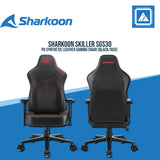 SHARKOON SKILLER SGS30 PU SYNTHETIC LEATHER GAMING CHAIR (BLACK/RED)