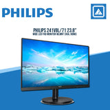 PHILIPS 241V8/71 23.8" WIDE LED IPS FHD MONITOR WLMNT (VGA, HDMI)