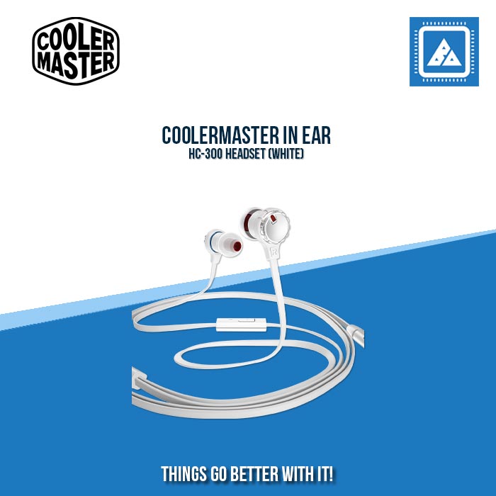 COOLERMASTER IN EAR HC-300 HEADSET (WHITE)