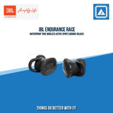 JBL ENDURANCE RACE WATERPROOF TRUE WIRELESS ACTIVE SPORT EARBUDS (BLACK)