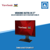 VIEWSONIC XG2705-2K 27" QHD LED IPS GAMING MONITOR 144HZ W/ SPEAKER WLMNT (2XHDMI, DP)
