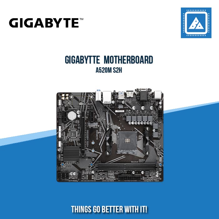 GIGABYTE MOTHERBOARD A520M S2H – BlueArm Computer Store