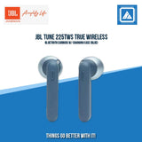 JBL TUNE 225TWS TRUE WIRELESS BLUETOOTH EARBUDS W/ CHARGING CASE (BLUE)