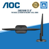 AOC 24B2XHM 23.8" FHD WIDE LED MONITOR WLMNT (VGA, HDMI)