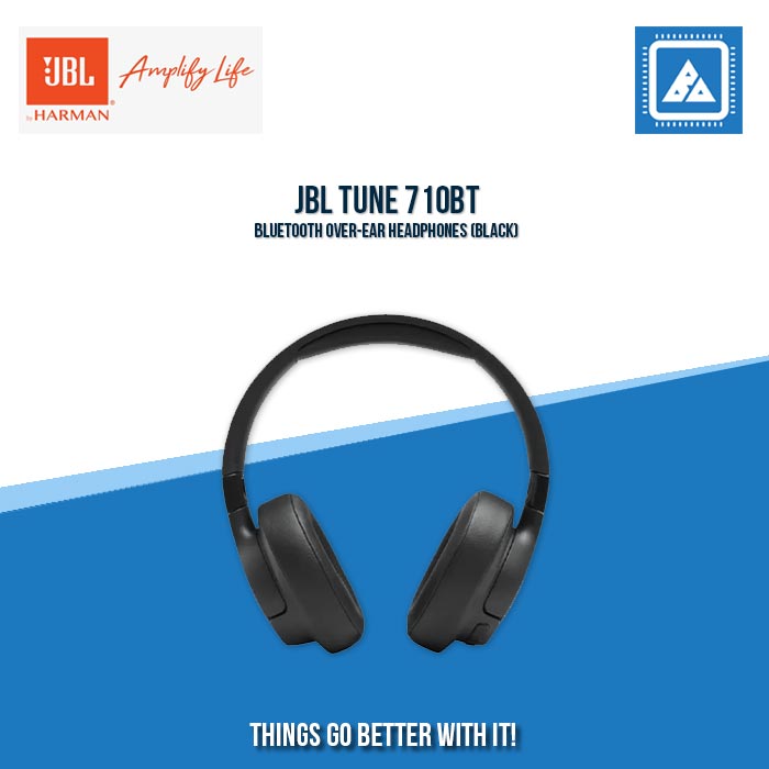 JBL TUNE 710BT BLUETOOTH OVER-EAR HEADPHONES (BLACK)
