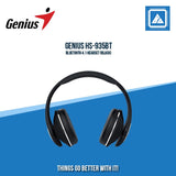 GENIUS HS-935BT BLUETOOTH 4.1 HEADSET (BLACK)