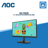 AOC 22B2HN 21.5" WIDE BLACK FHD LED MONITOR (VGA, HDMI)
