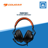 COUGAR PHONTUM S DUAL CHAMBER SYSTEM GAMING HEADSET W/ DETACHABLE MIC 3.5MM