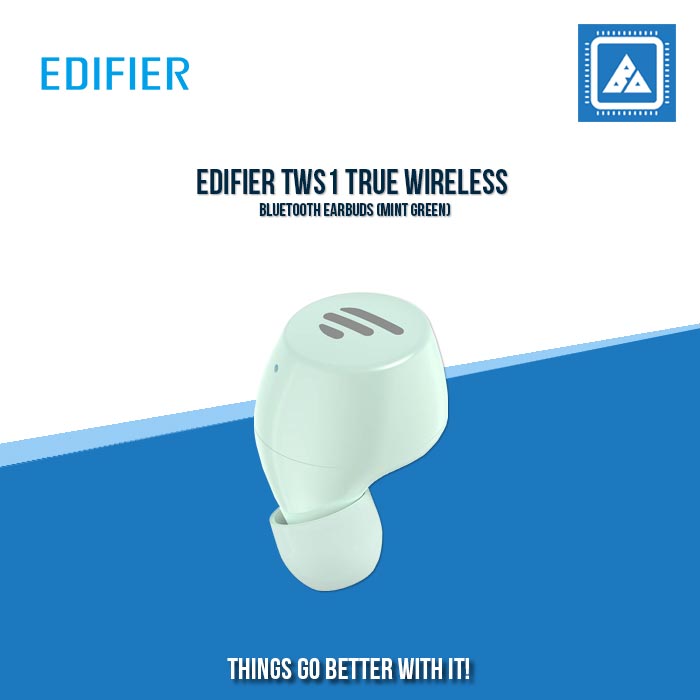 EDIFIER TWS1 TRUE WIRELESS BLUETOOTH EARBUDS (MINT GREEN)