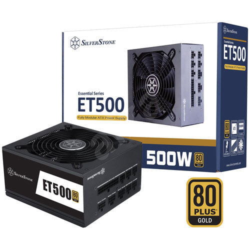 ESSENTIAL Gold 500W | 700W | 850W Power Supply, 80Plus Gold Fully Modular Flat Cables
