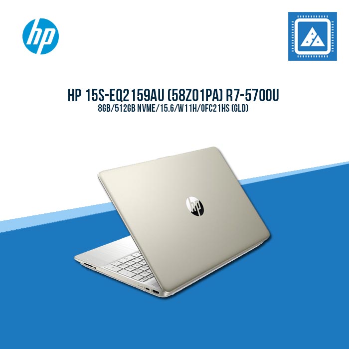 HP 15S-EQ2159AU (58Z01PA) R7-5700U Best for Work From Home Laptop